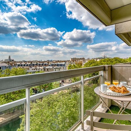 Beautiful Panoramic Terraced Studio In Paris Ngoại thất bức ảnh