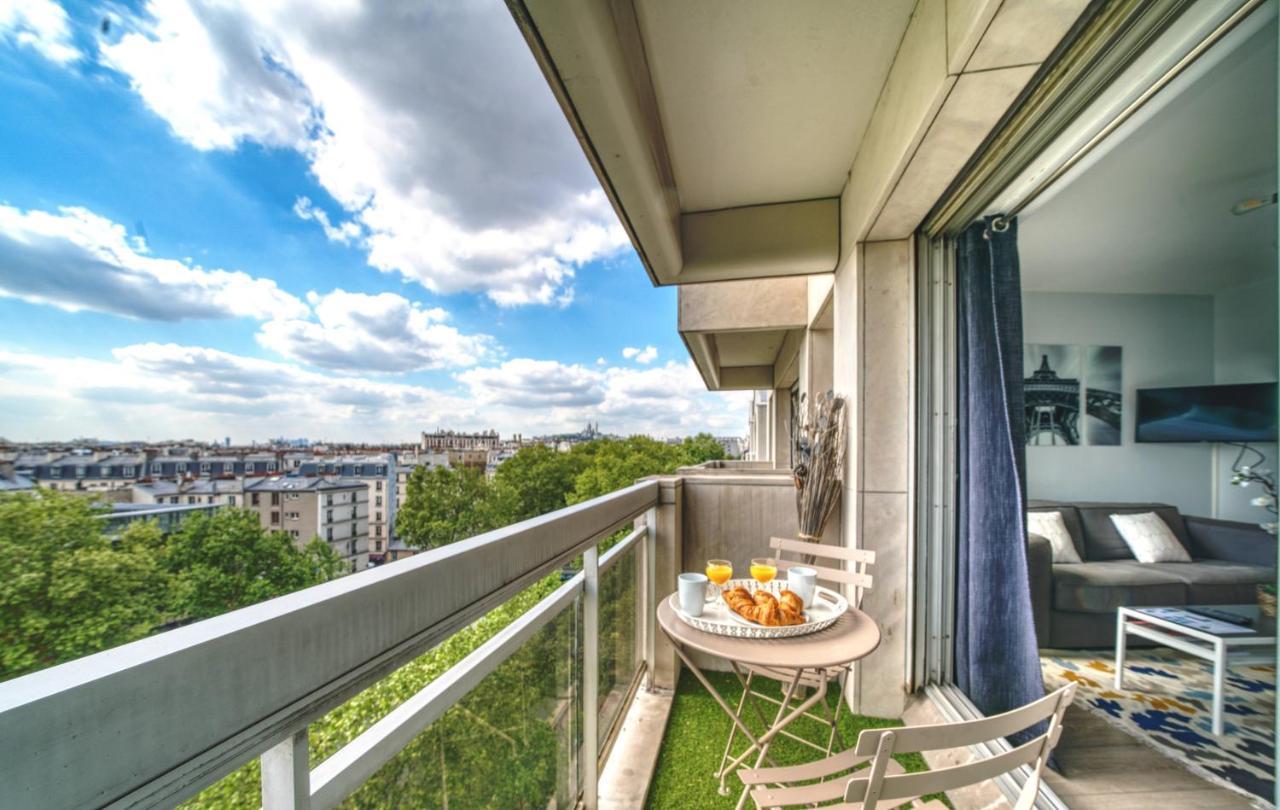 Beautiful Panoramic Terraced Studio In Paris Ngoại thất bức ảnh