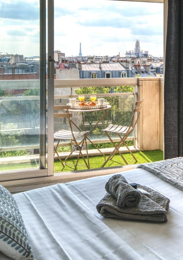 Beautiful Panoramic Terraced Studio In Paris Ngoại thất bức ảnh