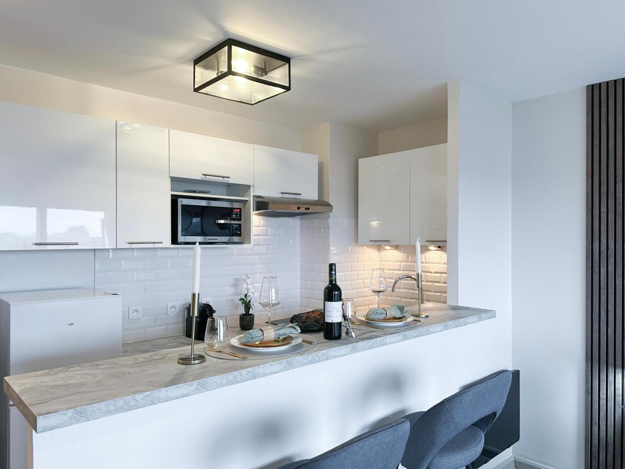 Beautiful Panoramic Terraced Studio In Paris Ngoại thất bức ảnh